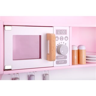 Kitchenette - modern - electric cooking - pink